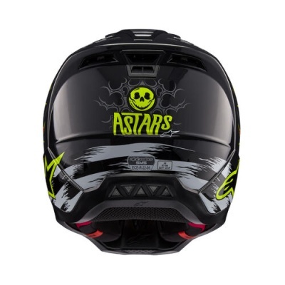 Capacete Alpinestars S-M5 Rash Vermelho