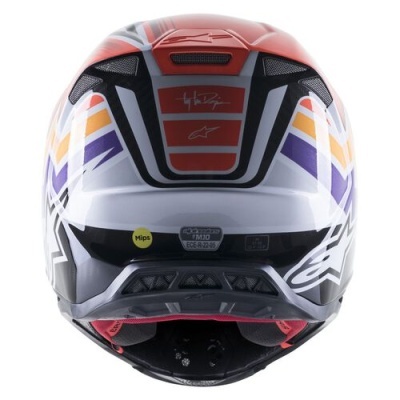 Capacete Alpinestars Supertech S-M10 TLD Edition 23 vermelho