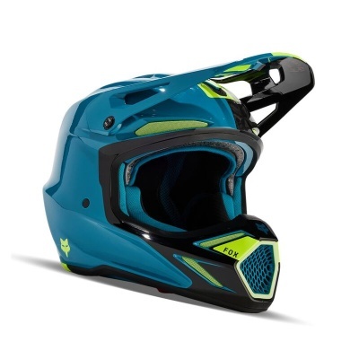 Capacete Fox V3 RS Optical Azul
