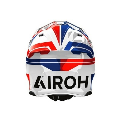 Capacete Airoh Twist 3 Dynasty Azul Vermelho
