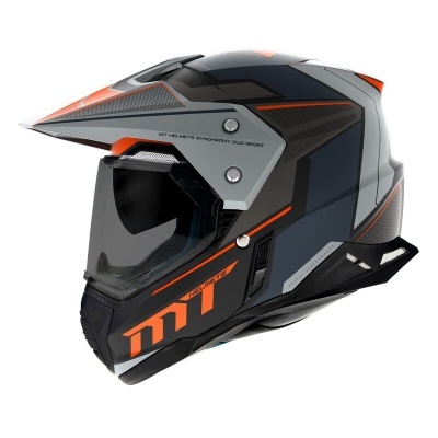 Capacete MT Synchrony Duosport SV Patrol Laranja