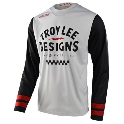 Camisola Troy Lee Designs Scout GP Ride ON branco