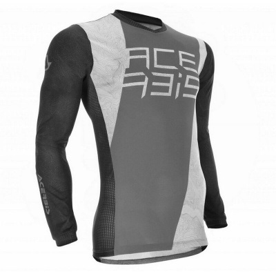 Camisola Acerbis MX J-Track One Branco - Cinza