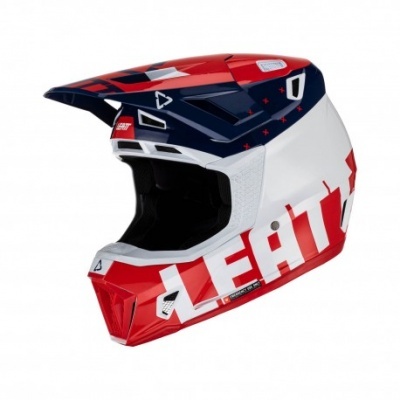 Capacete Leatt 7.5 2023 Royal Com Oculos