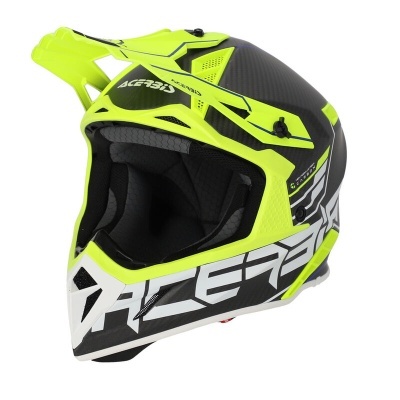 Capacete Acerbis Steel Carbon Amarelo