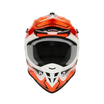 Capacete Acerbis Linear 22-06  Laranja Branco