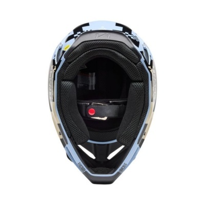 Capacete Fox V1 Digi Image azul preto