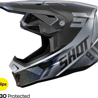 Capacete Shot Lite Ultra Holographic / Purpurina Mate