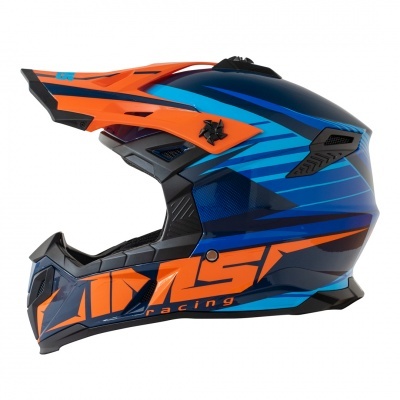 CAPACETE IMS SPRINT 22 UX-20 Azul Laranja