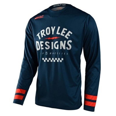 Camisola Troy Lee Designs Scout GP Ride ON azul