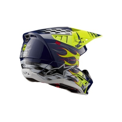 Capacete Alpinestars S-M5 Rash Amarelo