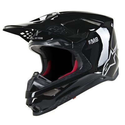 Capacete Alpinestars Supertech M8 Solid Preto