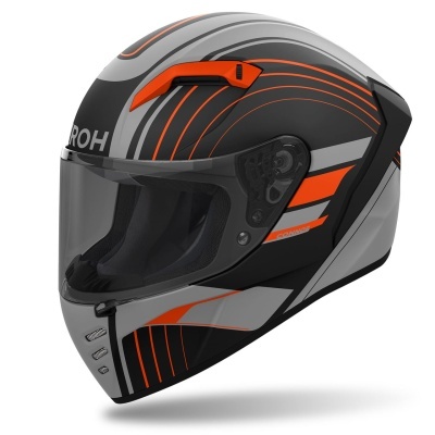 Capacete AIROH CONNOR ACHIEVE Laranja Mate