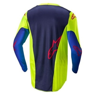 Camisola Alpinestars Racer Hoen Azul Amarelo