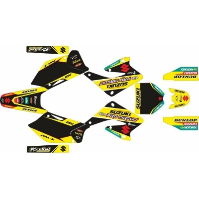 Kit Autocolantes Completo Suzuki RMZ 250 04-06 Pro Circuit