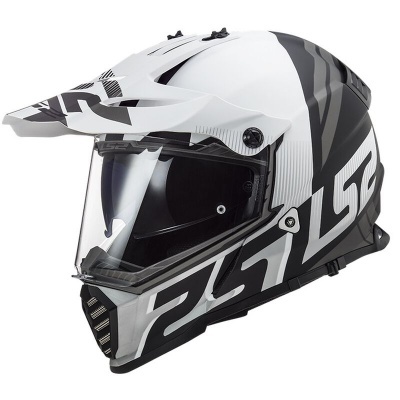 Capacete LS2 Pioneer EVO Evolve MX436 Branco Preto