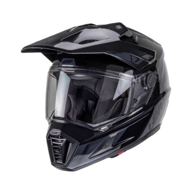 Capacete Leatt Adventure 8.5 Preto com oculos