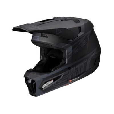 Capacete Leatt 3.5 Preto Com Oculos