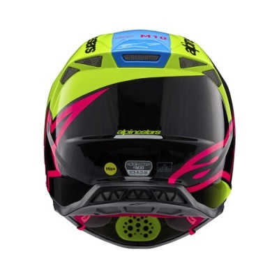Capacete Alpinestars Supertech M10 Unite amarelo