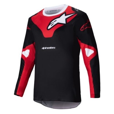 Camisola Alpinestars  Racer Veil Preto Vermelho
