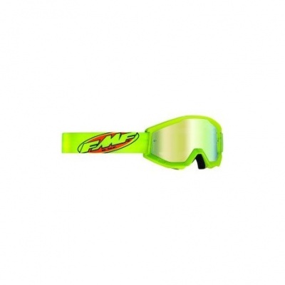Oculos 100% FMF Core 2021 amarelo - LENTE Espelhada