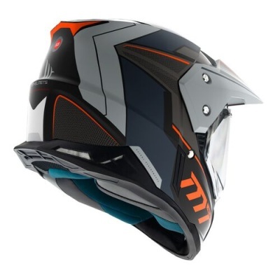 Capacete MT Synchrony Duosport SV Patrol Laranja
