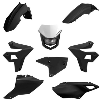 kit Polisport Restyling Suzuki DRZ 400/SM 00- Preto