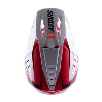 Capacete Alpinestars S-M5 Rayon Vermelho matte