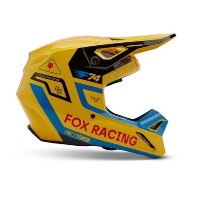 Capacete Fox V1 Race Spec Amarelo