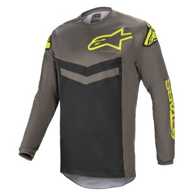 Camisola Alpinestars Fluid Speed Cinza/Amarelo