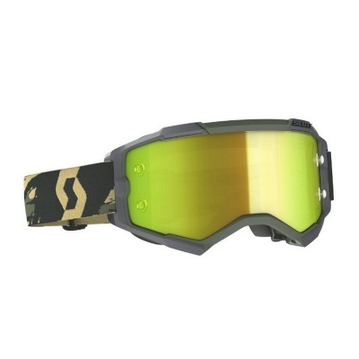 Oculos Scott Fury Cromado Camo/Amarelo