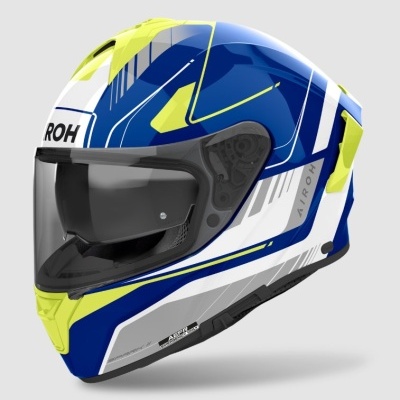 Capacete AIROH SPARK 2 azul amarelo