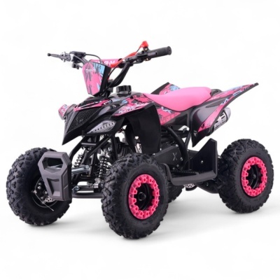 Mini quad gasolina 49cc Roan Ratte R6 Rosa