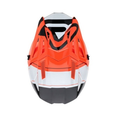 Capacete Acerbis T711  Preto Laranja