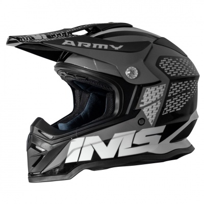 CAPACETE IMS ARMY 22 Preto Cinza