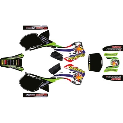 Kit Autocolantes Completo Kawasaki KX 125/250 99-00 Splitfire