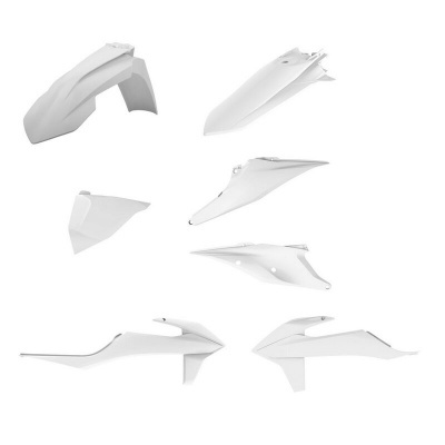 Peças plásticas brancas para motocicleta