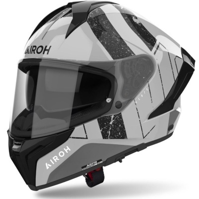 Capacete AIROH MATRYX  SCOPE Cinza Light Gloss