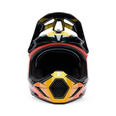 Capacete Fox V3 RS Grid laranja