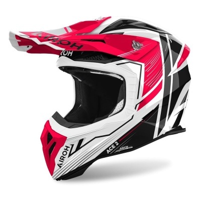 Capacete Airoh Aviator Ace 2 Engine Vermelho