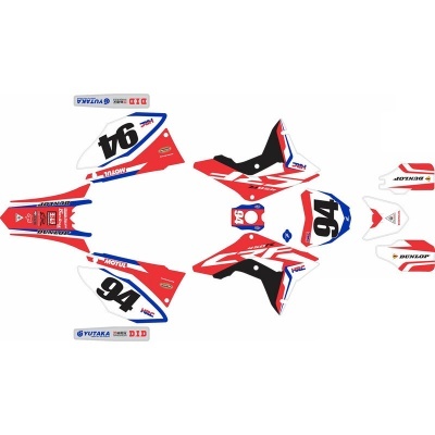 Kit Autocolantes Completo Honda CRF 450 R 17-18 Roczen