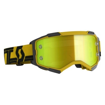 Oculos Scott Fury Cromado Amarelo/Preto