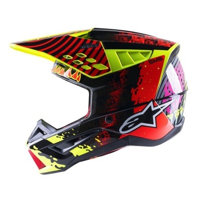 Capacete Alpinestars S-M5 Action Solar Flare
