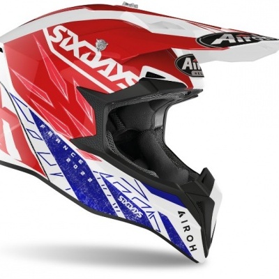 Capacete AIROH WRAAP SIX DAYS FRANCE