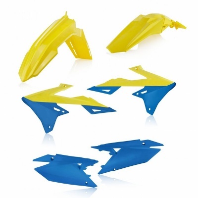 kit Plasticos Acerbis Suzuki RMZ 450 19-20 azul amarelo