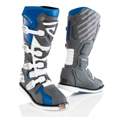 Botas Acerbis X-Race Cinza / Azul