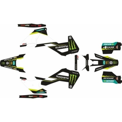 Kit Autocolantes Completo Rockstar Husqvarna TC/FC 25-.. Monster
