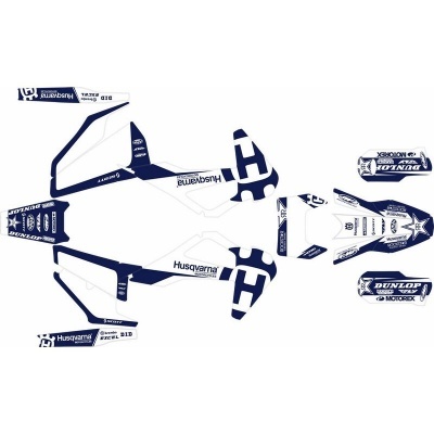 Kit Autocolantes Completo Mythical Husqvarna FE/TE 20- azul