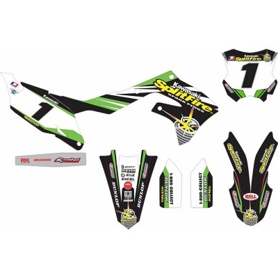 Kit Autocolantes Completo Kawasaki KX 250 F 18-19 SplitFire
