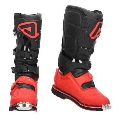 Botas Acerbis X-Rock Preto/Vermelho